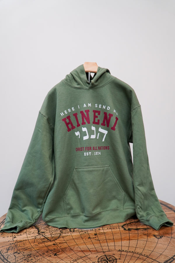 Hineni Hoodie – Green